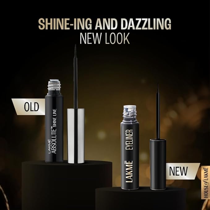 Lakme Absolute Shine Liquid Eye Liner Black - 4.5 ml
