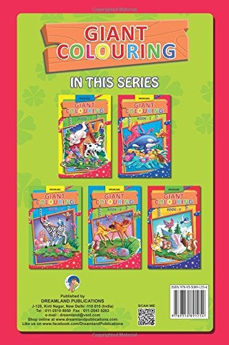 Dreamland Giant Colouring Book - 2