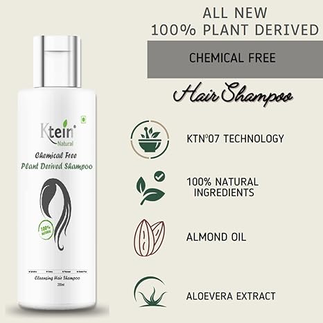 Ktein Natural Chemical Free Plant Derived Shampoo - 200 ml