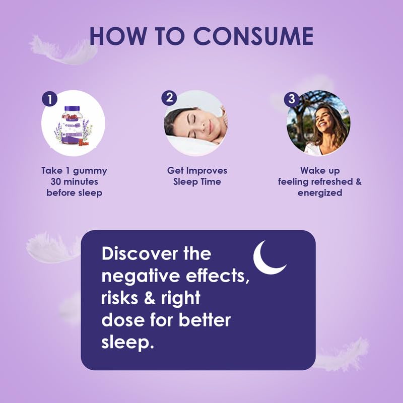 NAPSOMNIA Sleep Melatonin Gummies 10mg - Fall Asleep Fast & Wake Up Regenerated Gummies, Non-Addictive and No Next-Day Drowsiness, Black Current Flavor Sleeping Gummies for Deep Sleep (60 Count)