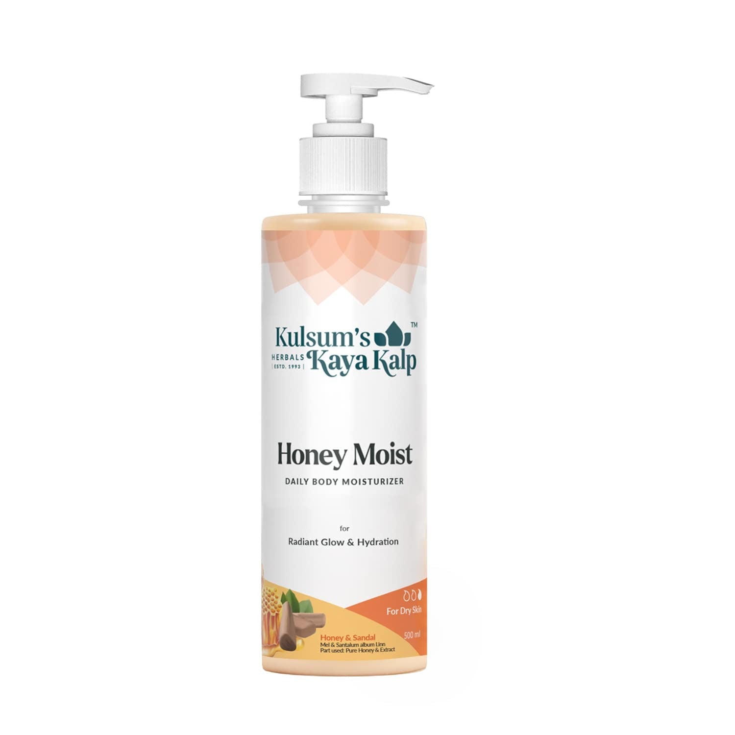 Kulsum's Kaya Kalp Herbals Honey Moist - 500 ml