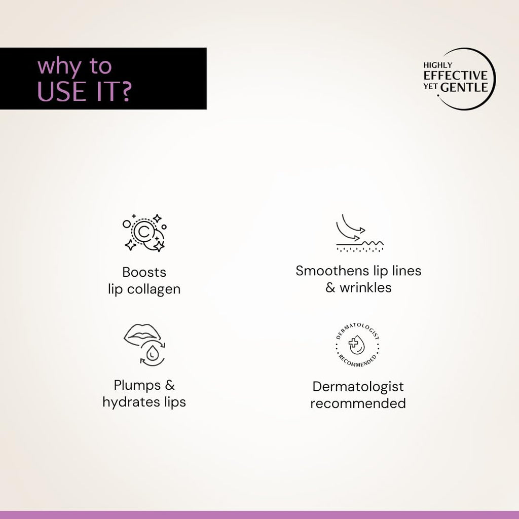 Deconstruct Lip Mask | Collagen And Peptide Lip Sleeping Mask For Dry Lips | For Women And Men | 8Gm,Clear