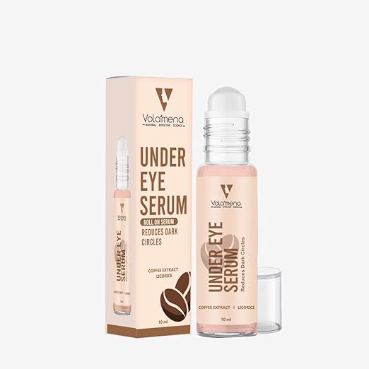 Volamena Under Eye Serum Roll on with Coffee Extract & Licorice - 10 ml