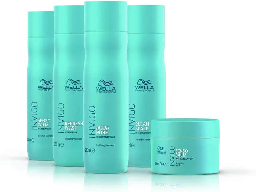 Wella Professionals Invigo Balance Senso Calm Sensitive Unscented Shampoo And Hair Mask