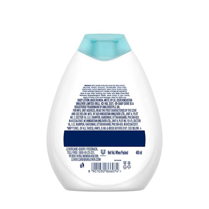 Baby Dove Rich Moisture Baby Lotion - 400 ml