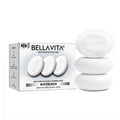 BELLAVITA White Oud Perfume Bathing Soap | Moisturising Skin | 99% Glycerin | Intense Freshness | Long-Lasting Fragrance | Paraben-Free | Mineral Oil-Free | Pack of 3 | 300g