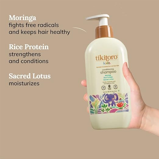 Tikitoro Kids Conditioning Shampoo for 4-10 years - 300 ml Each (Pack of 2)
