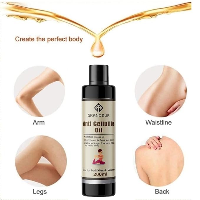Grandeur Anti Cellulite & Skin Toning Fat Burning Oil - 200 ml