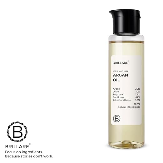 Brillare Argan Hair Oil with the Goodness of Olive oil - 100 ml