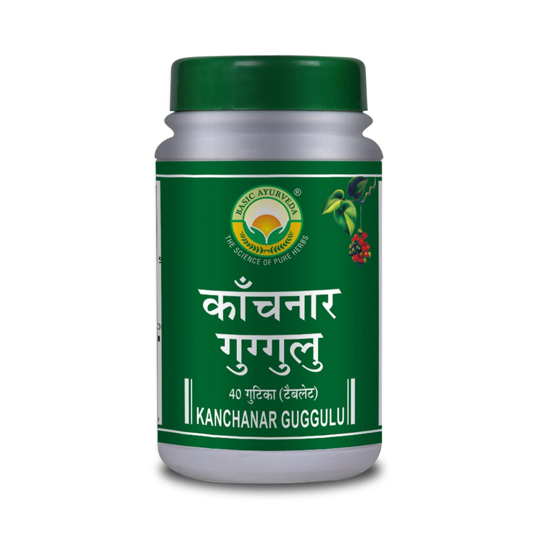 basic ayurveda kanchanar guggulu - 40 tablets