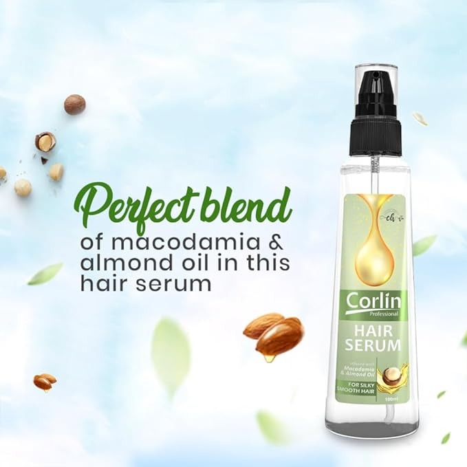 Corlin Hair Serum for Silky Smooth Nourished Hair - 100 ml