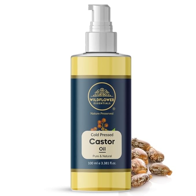 Wildflower Essentials Castor Oil (Arandi Oil) Cold Pressed - 100 ml