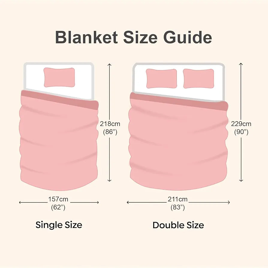 Cloth Fusion Floral Embossed Mink Blanket Single Bed for Winter Soft Kambal for Comfort & Warmth Brown