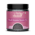 WiseChoise Black Sesame Seeds for Eating 100gm| Whole Fresh and Natural Unhulled Kale | Black Til Seed for Weight Management, Indian Spice | Kaale Til