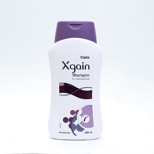 Cipla Xgain Shampoo 2 in 1 Volumizing Formula pH Balanced - 200 ml