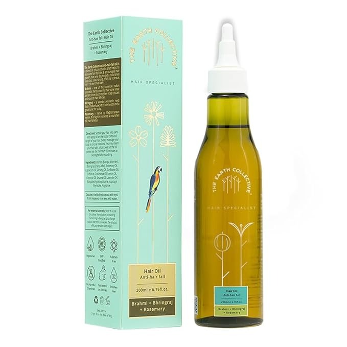 The Earth Collective Anti-Hair Fall Oil - 200 ml