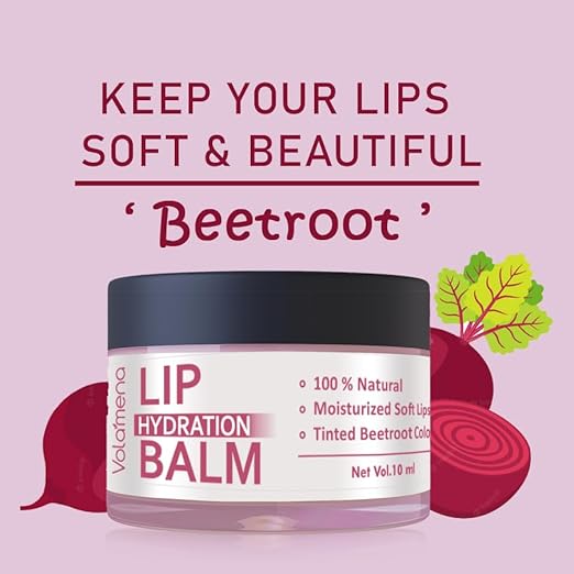 Volamena Lip Hydration Tinted Lip Balm With Beetroot - 10 ml