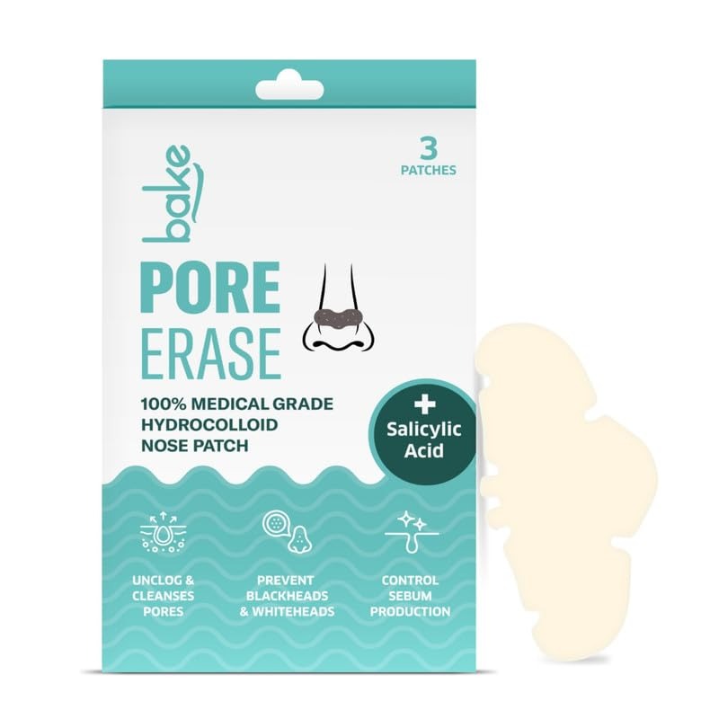 Bake 2% Salicylic Acid Nose Strips for Pore Cleansing & Blackheads Removal