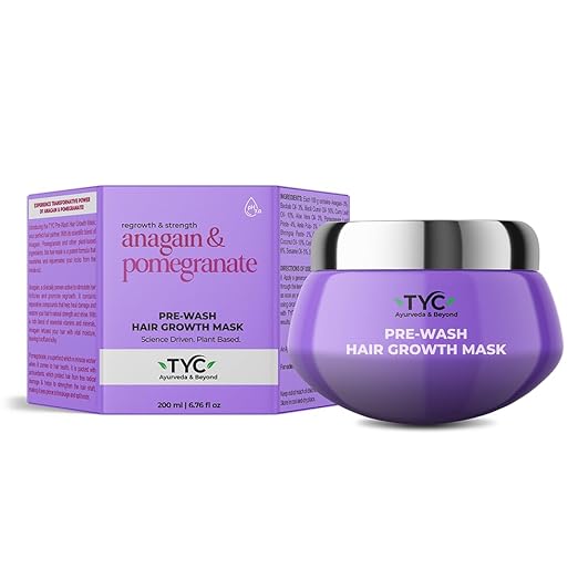 TYC Prewash Hair Mask with Anagain and Pomegranate - 200 ml