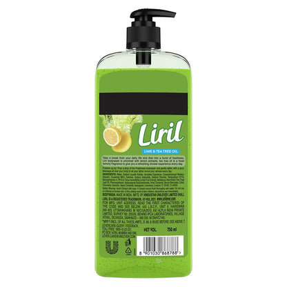 Liril Lemon and Tea Tree Oil Body Wash - 750 ml