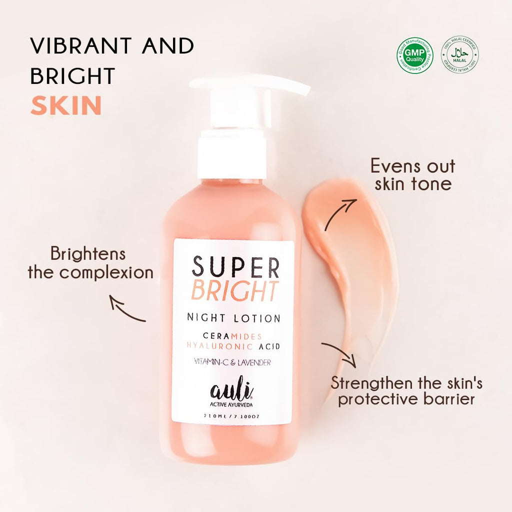 Auli Super Bright Night Lotion - 210 gms