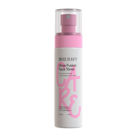 Swiss Beauty Care Glow Fusion Face Toner | Hydrating & Soothing | 3% Niacinamide & Cucumber Extract | Refreshing | 100ml