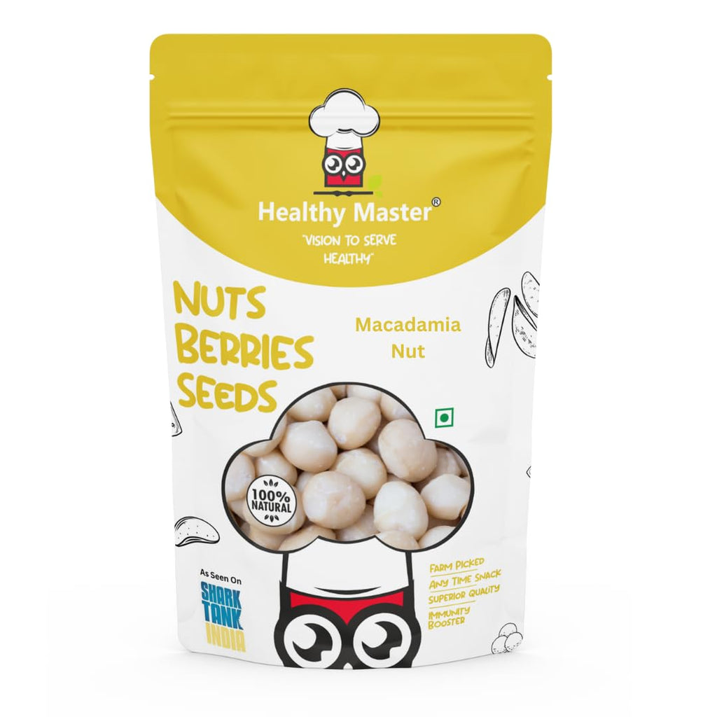 Healthy Master Exotic Macadamia Nuts-Macadamia Nuts - 1000 gms