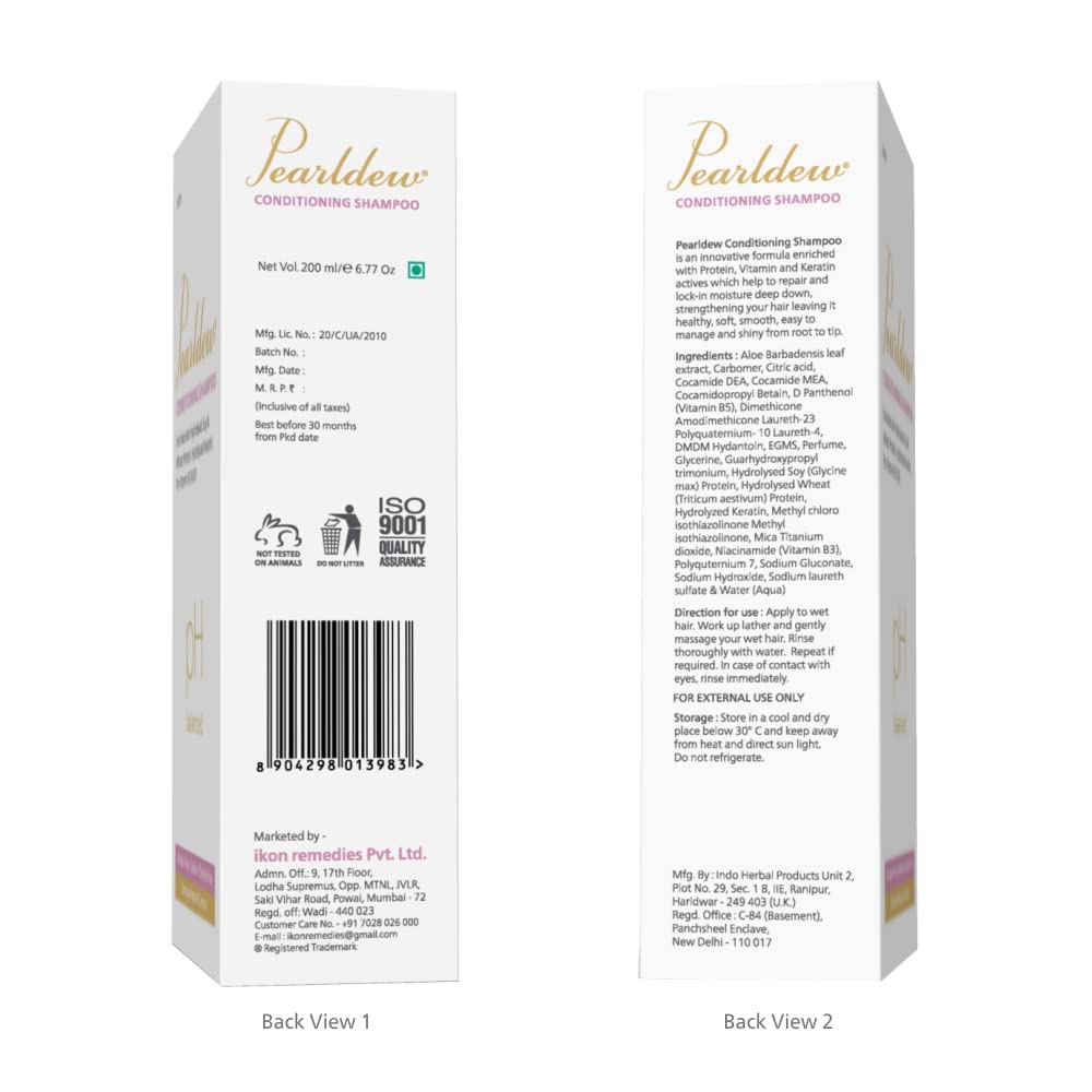 Pearldew Conditioning Shampoo - 200 Ml | Pack of 2