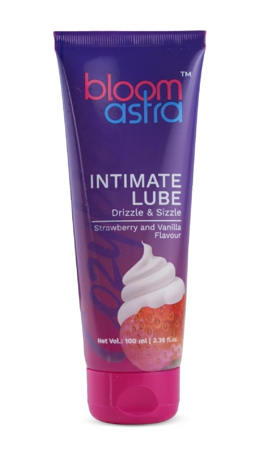 Bloomastra Strawberry Vanilla Flavoured Massage Gel (100 ML)