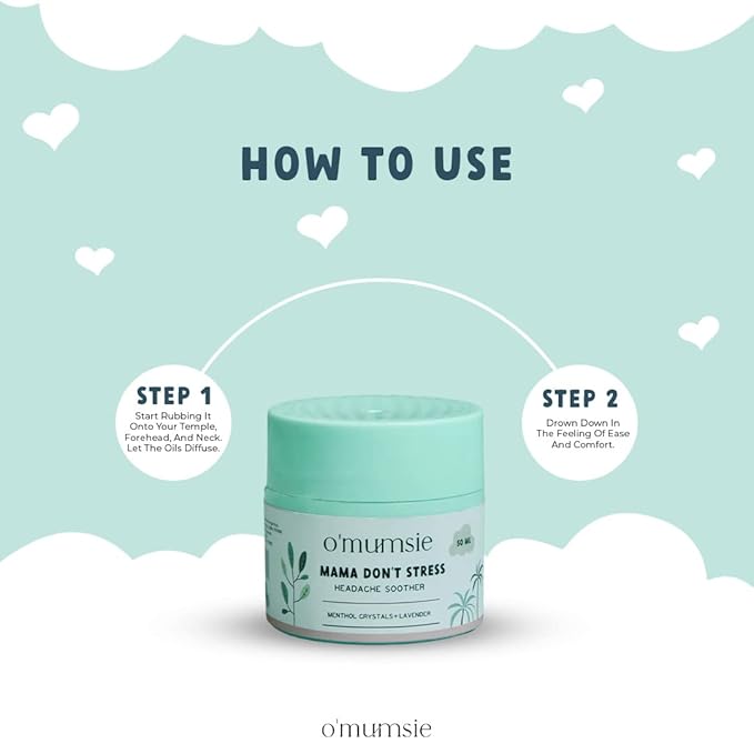 O'mumsie Mama Don't Strees Headache Soother Balm - 50 ml
