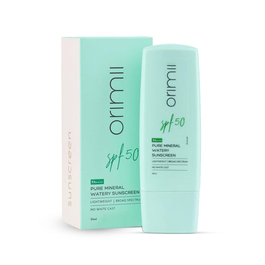 Orimii Pure Mineral Fluid Sunscreen SPF 50 PA++++ With Zero White Cast - 50 ml