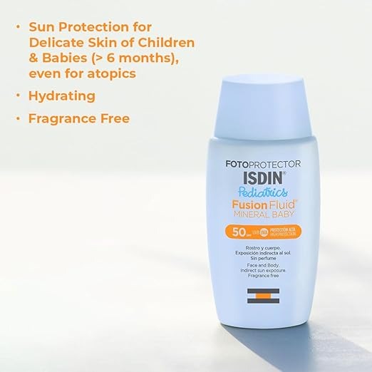 ISDIN Fotoprotector Pediatrics Fusion Fluid Mineral Baby SPF 50 - 50 ml