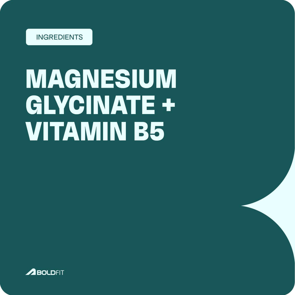 Boldfit Magnesium Glycinate Tablets | 2000mg Magnesium Supplement | For Men & Women | Muscle Support, Relaxation & Daily Wellness | 60 Tabs