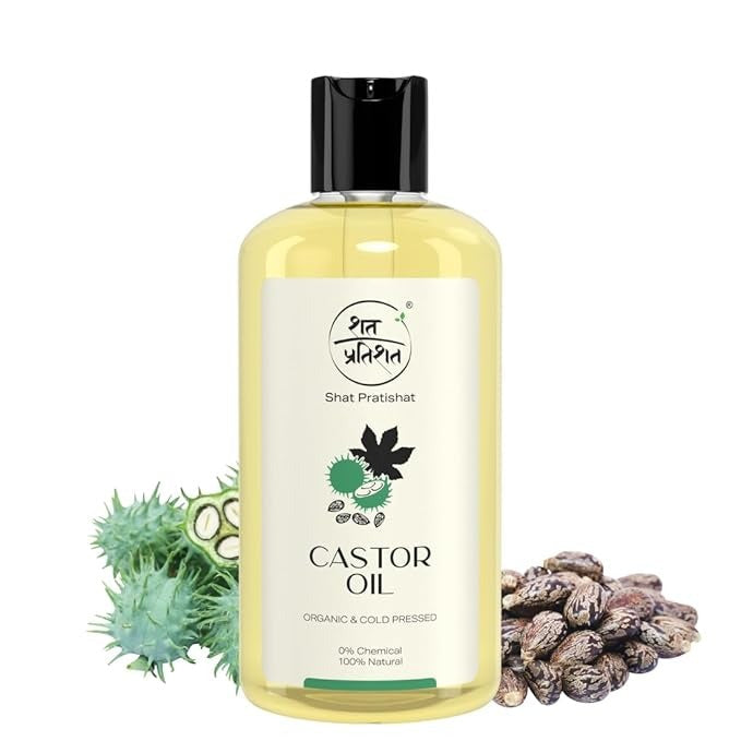 Shat Pratishat Shatpratishat -Pure Castor Oil Cold-Pressed - 200 ml