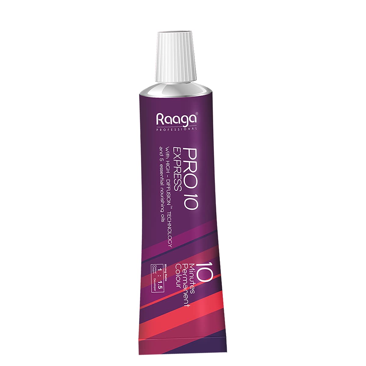 Raaga Professional Pro10 Hair Color, Light Brown Mahogany Reflect (Shade 5.5), 90g â€“ Ammonia-Free, Rich Color, Long-Lasting Shine
