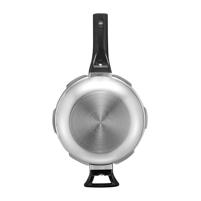 Vinod Platinum Triply Stainless Steel Outer Lid Pressure Cooker with Induction Base | 2 Litres | Mini Pressure Cooker, Induction Base Pressure Cooker