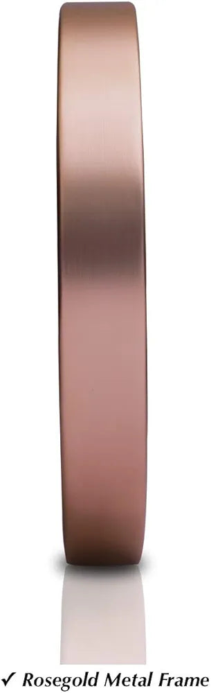 Harris & Co. Clockmasters Rosegold Metal Frame Silent Sweep Noiseless Technology Analog Wall Clock  Model - Coventry Street