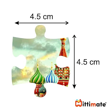 Mittimate Saint Basil’s Cathedral Jigsaw Puzzle Game for Kids Age 4 to 6 Old 36 Pieces Puzzle Toy