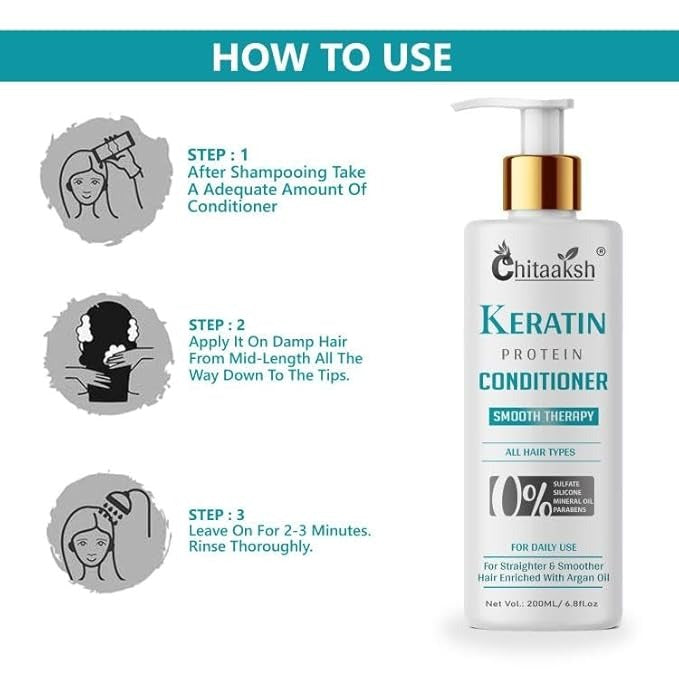 Chitaaksh Keratin Protein Conditioner - 200 ml
