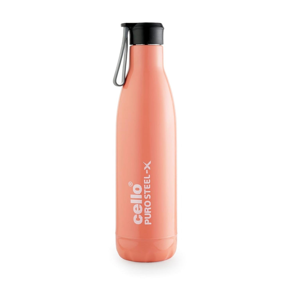 Cello Puro Steel X Neo 900 Insulated Water Bottle 720ml Inner Steel Outer Plastic