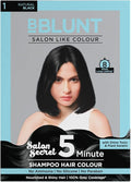 BBlunt Salon Secret 5 Minute Shampoo Hair Colour - 20 ml (Pack of 5)