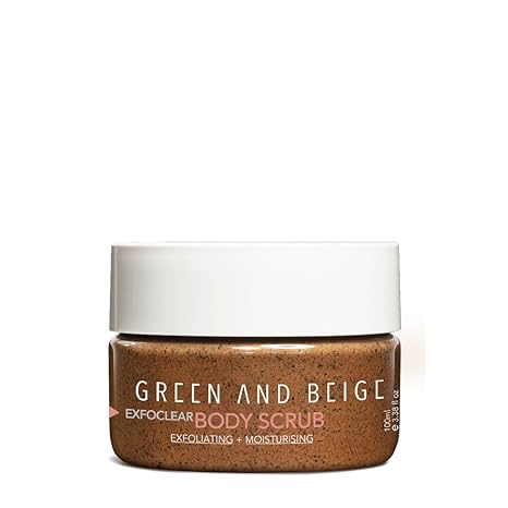 Green And Beige Exfoclear Body Scrub - 100 ml