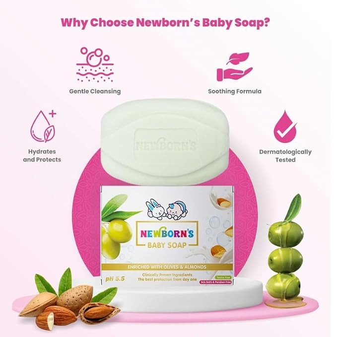 Newborn’s Baby Moisturizing Soap - 100 ml