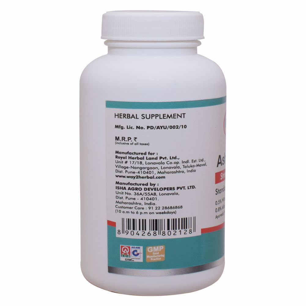 Way2Herbal Ashwagandha - 120 caps