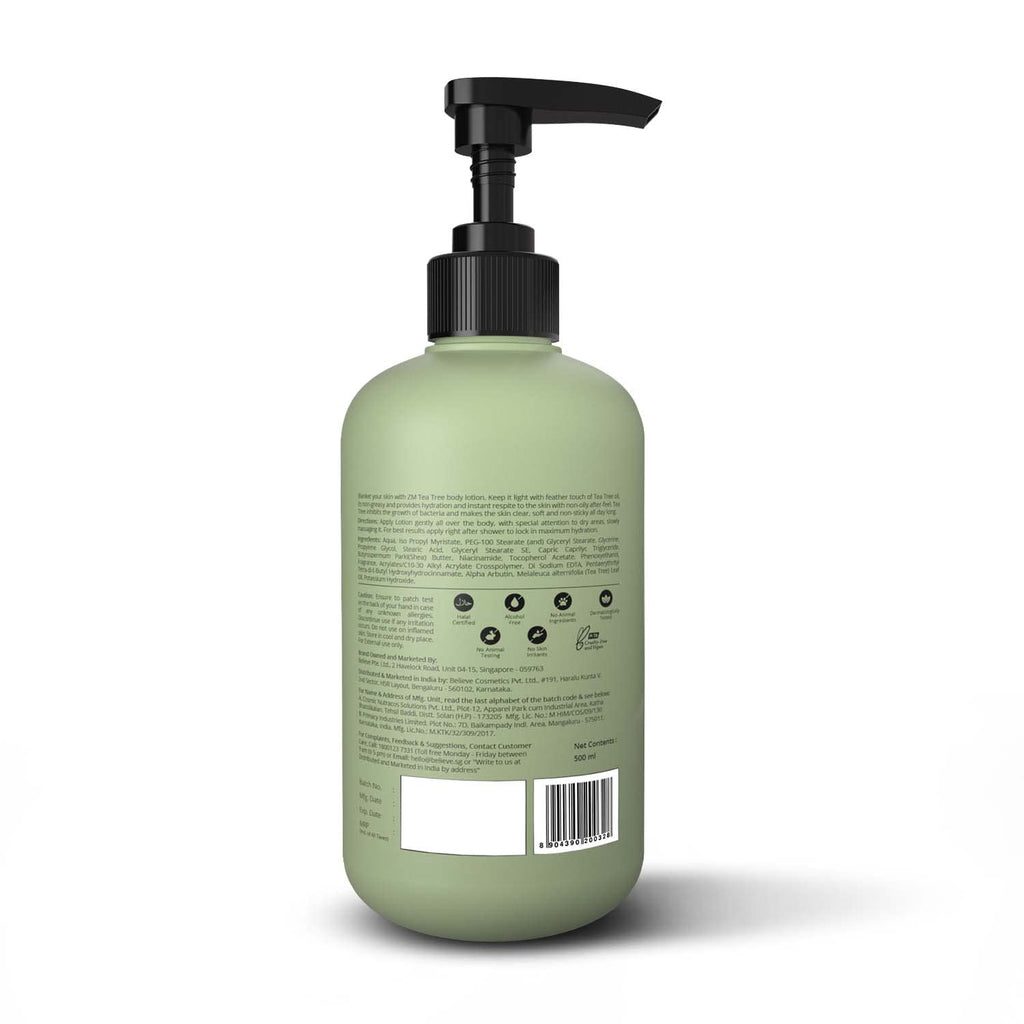 ZM Zayn & Myza Tea Tree Body Lotion - 500 ml