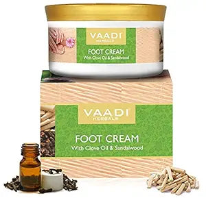 Vaadi Herbals Foot Cream, Clove And Sandal Oil - 150 gms