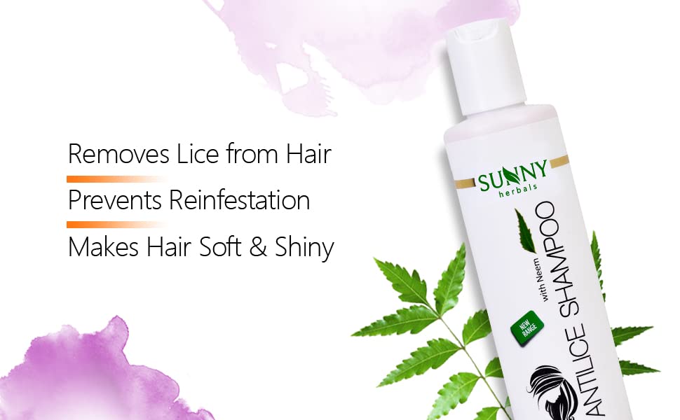 Sunny Herbals Antilice Shampoo With Neem & Camphor - 150 ml (Pack of 2)