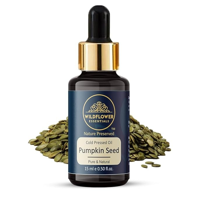 Wildflower Essentials Pure Pumpkin Seed Oil Cold Pressed - 15 ml