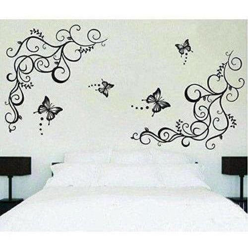 Lovely Black Butterflies Wall Sticker