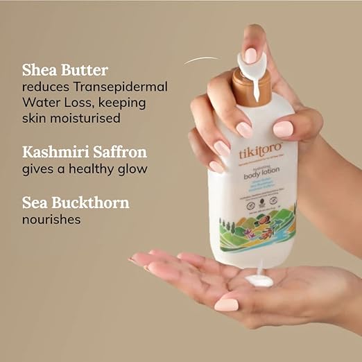 Tikitoro Teens Hydrating Body Lotion Age: 11+ Years - 300 ml Each (Pack of 2)